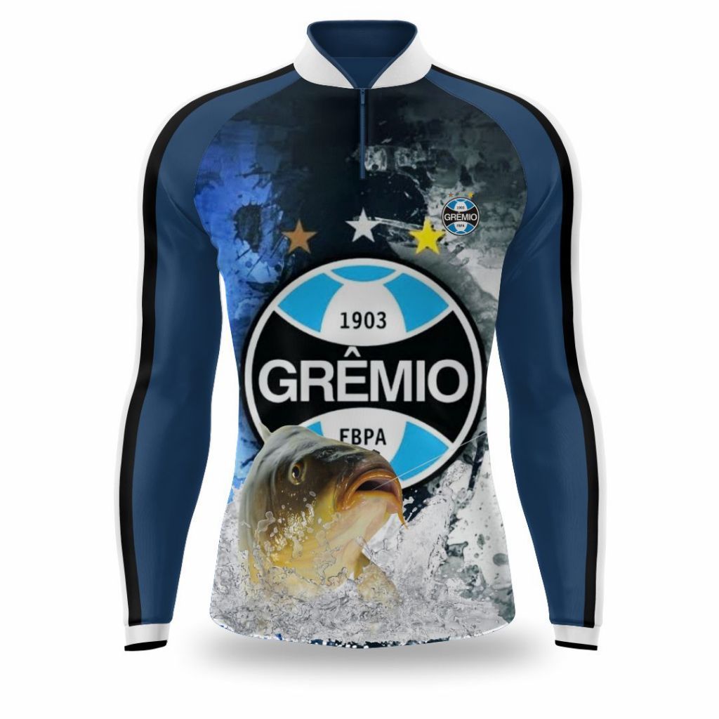 Camisa Pesca Imortal Tricolor Gaúcho Torcedor Manga Longa Proteção Uv50+ Solar Pescaria Blusa Camiseta em Oferta na Shopee