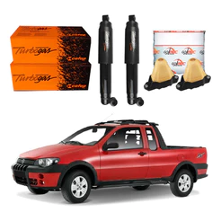 Kit Amortecedor Traseiro. Strada Adventure 1.8 2005 A 2010
