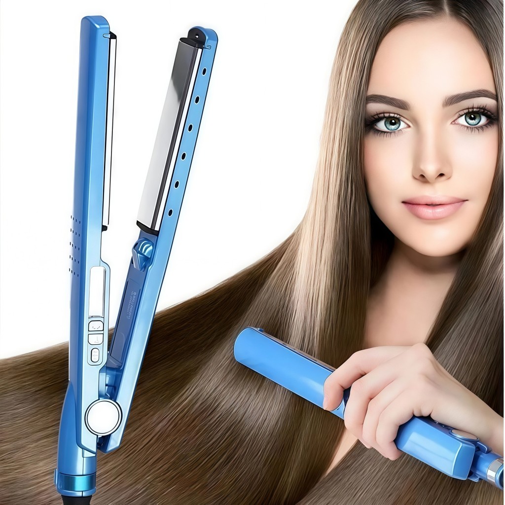 Bivolt 110V/220V Prancha Chapinha de Cabelo Cerâmica Profissional Nano Titanium 450 Graus Bivolt