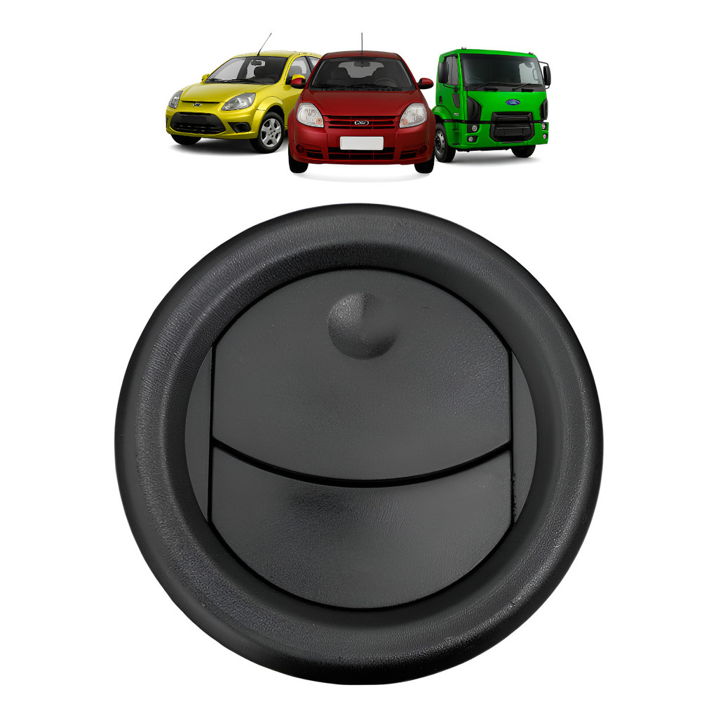 Difusor Saida De Ar Painel Ford Ka 08 09 A 2013 Preto