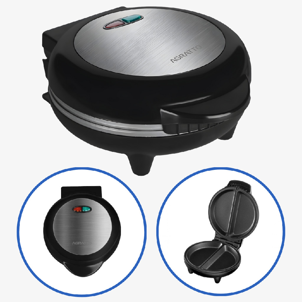 Omeleteira Mr Cheff Aoip01i02 Inox Redonda 800w 220v Agratto