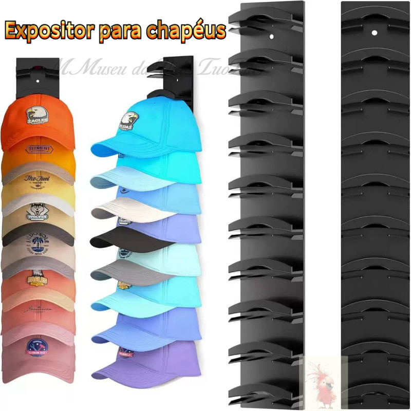 Rack de armazenamento de boné de beisebol Chapéu Rack de exibição de armazenamento de boné de beisebol Rack de armazenam em Oferta na Shopee