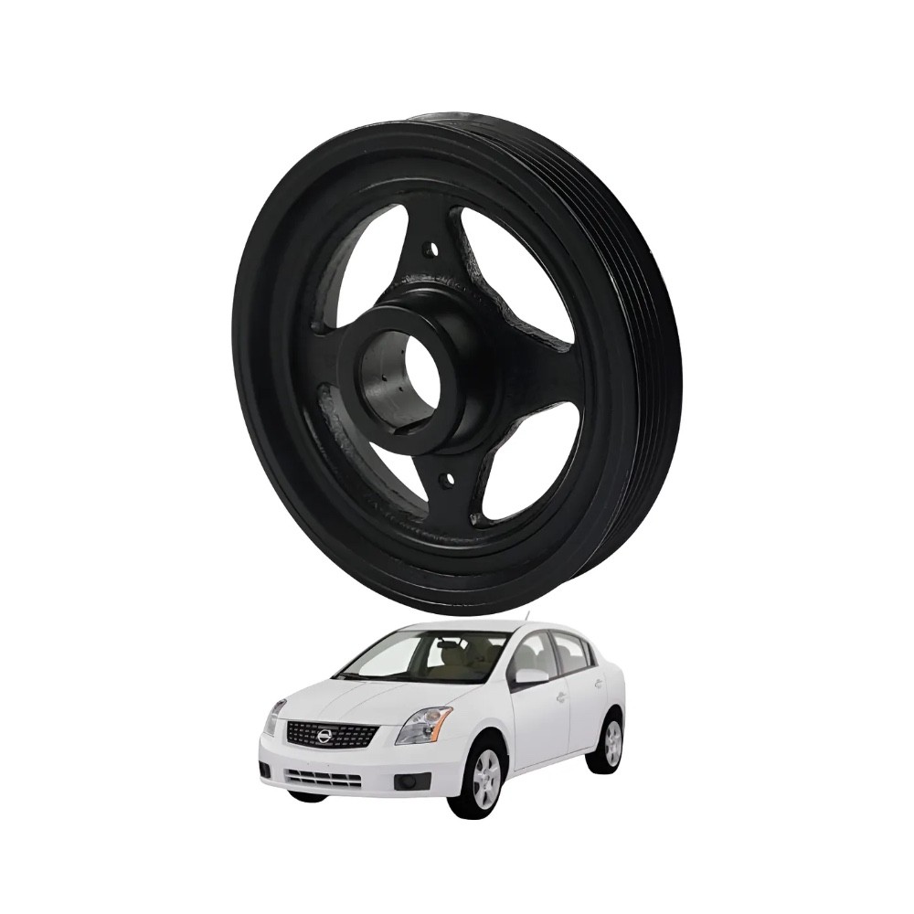 00914B9 Polia Virabrequim Nissan Sentra 2.0 16v 2007 a 2010