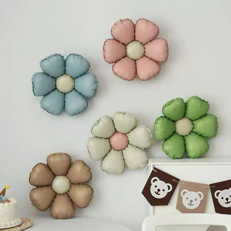 10 Balão Flor Margarida Candy Pastel 35cm (15 polegadas) decoração jardim festa enfeite