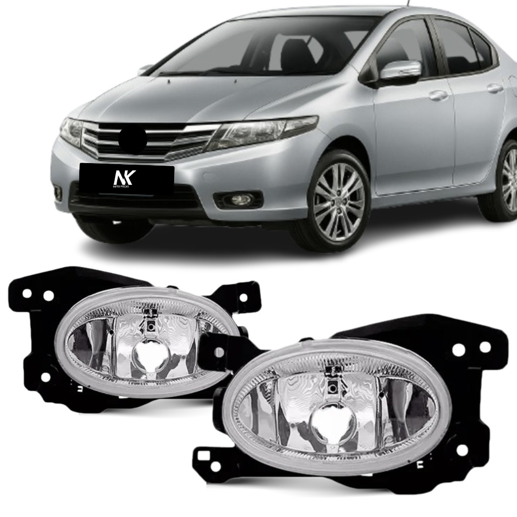 Par/UN Farol Milha City 2012 2013 2014 em Oferta na Shopee