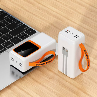 Carregador Portátil Power Bank Grande 20000/30000/50000mah Turbo 22.5W PD Rápido em Oferta na Shopee