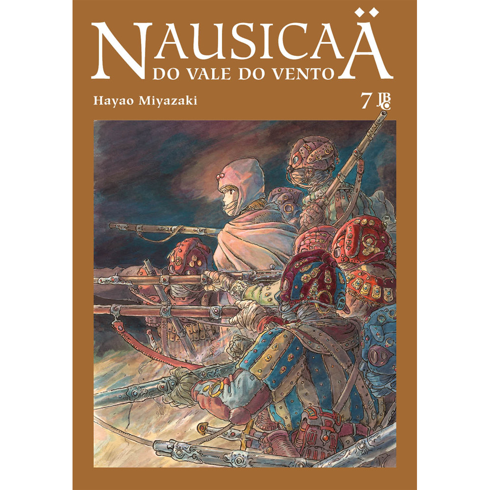 Capa do livro Mangá - Nausicaä do Vale do Vento Vol. 07 - por Hayao Miyazaki - Editora JBC