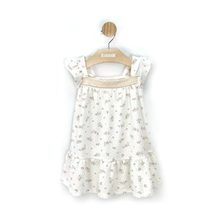 Vestido Menina Floral Renda Linho - Mundi em Oferta na Shopee