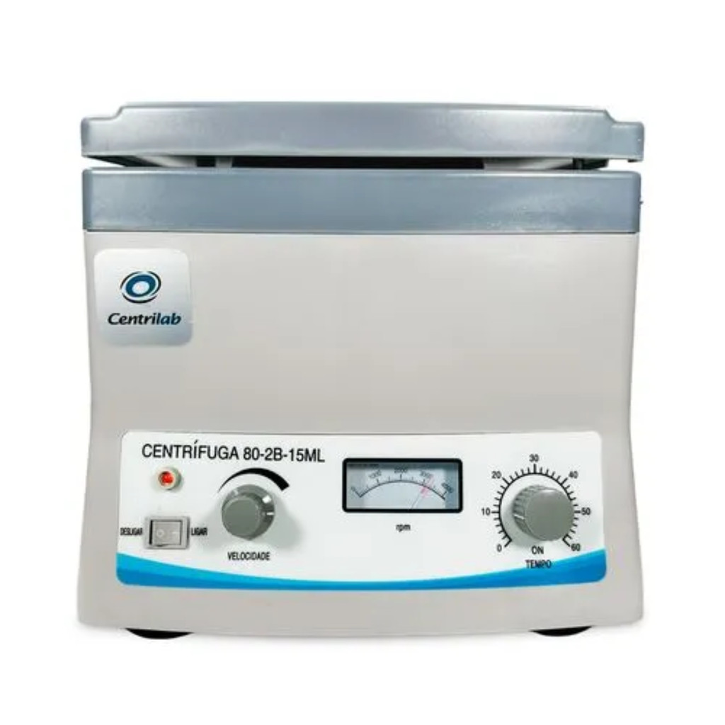 Centrífuga Analógica 12x15mL, 80 2b 110V ou 220V laboratório profissional análises clínicas pesquisa científica