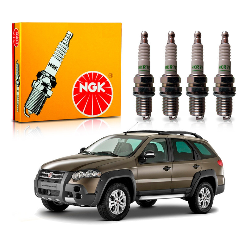 Jogo Velas Ngk Palio Adventure 1.8 16v Etorq 2011 A 2014 em Oferta na Shopee