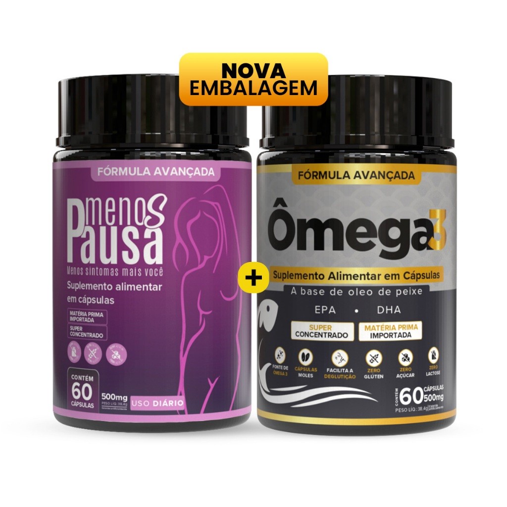 Kit Saúde Feminina com Ômega 3