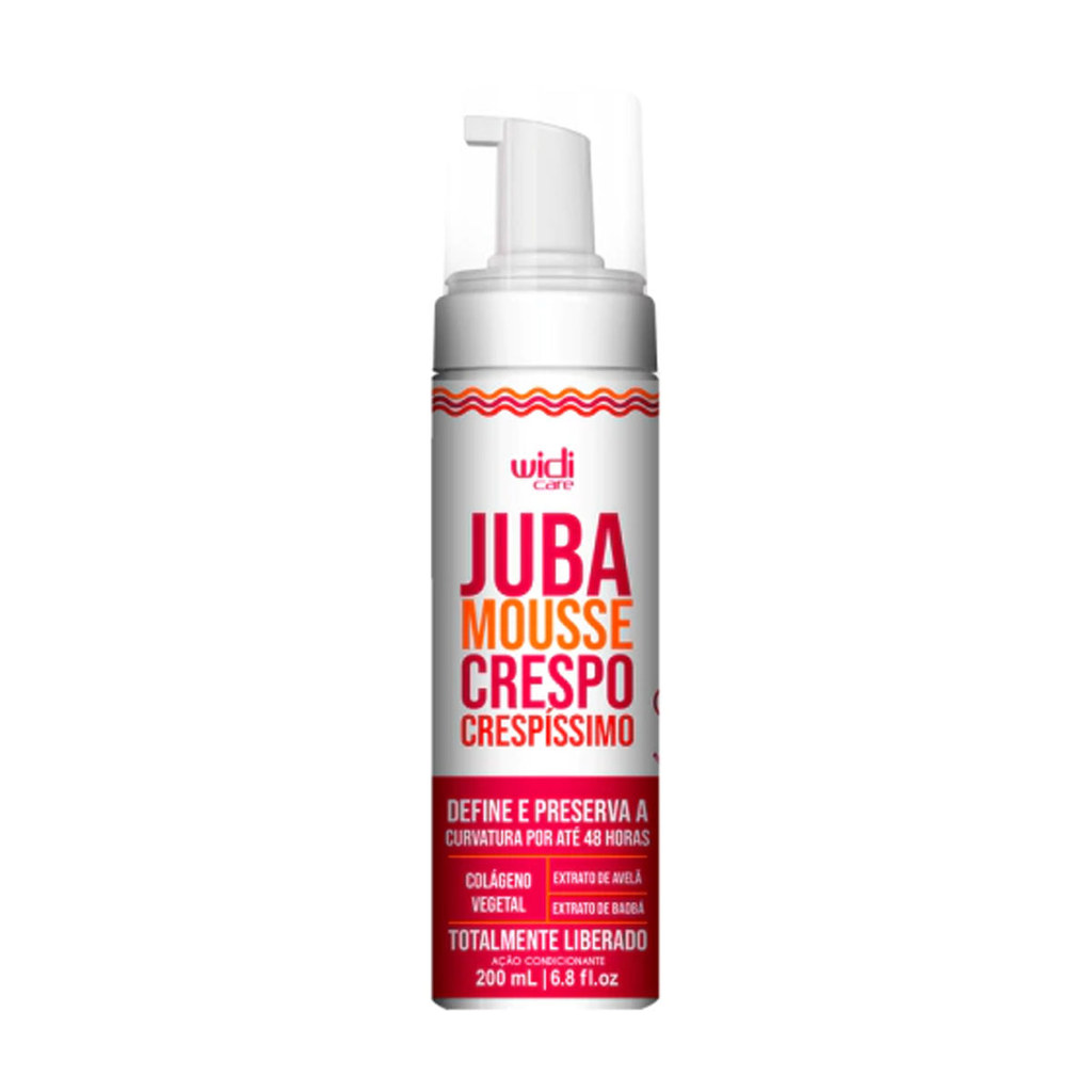 Mousse Finalizador Juba Crespo Crespissimo Widi Care 200ml em Oferta na Shopee