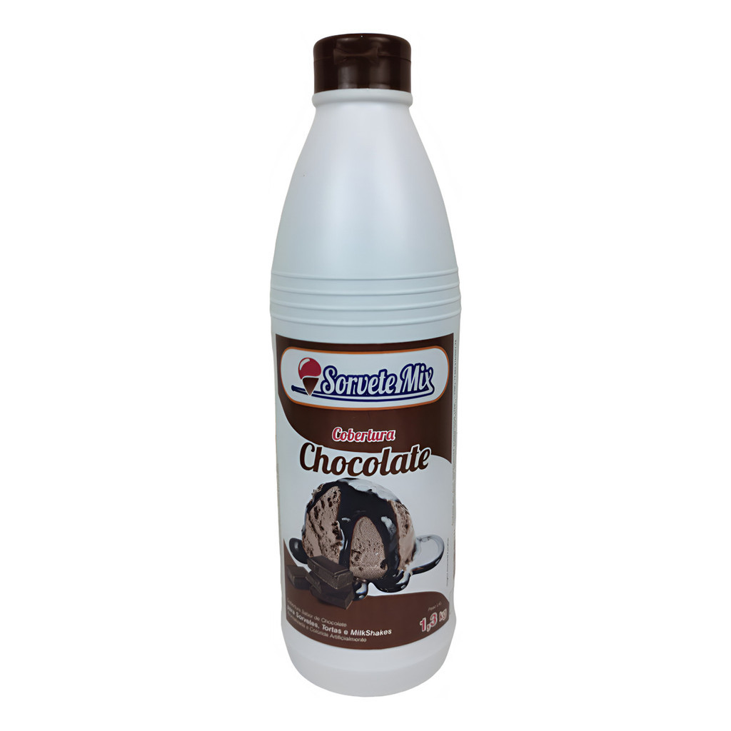 Cobertura De Sorvete Chocolate Sorvete Mix 1,3kg