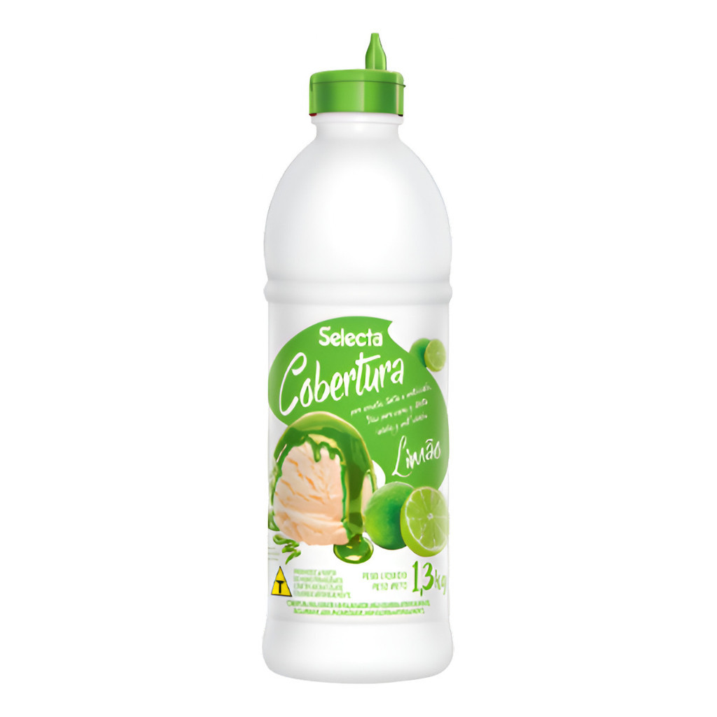 Cobertura Sorvete Selecta Limao 1,3kg