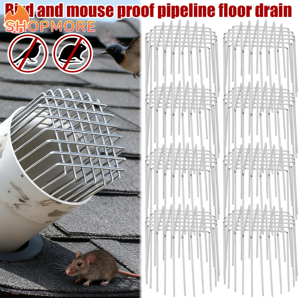 Tubos De Esgoto Resistentes Duráveis , Pássaros , Mouse , À Prova De Cobra , Tampa De Drenagem De Piso-Aço Inoxidável ,  em Oferta na Shopee