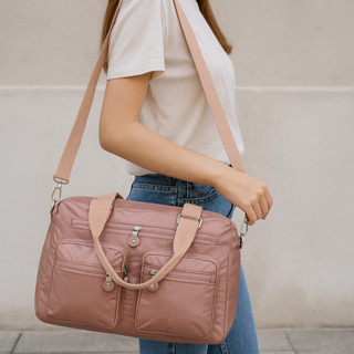 Bolsa Transversal de Ombro Feminina Impermeável Metalizada com Alça Ajustável em Oferta na Shopee