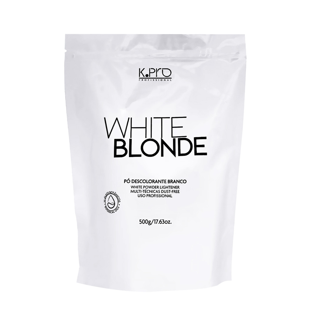 K.Pro White Blonde Multi-técnicas - Pó Descolorante Branco 500g em Oferta na Shopee