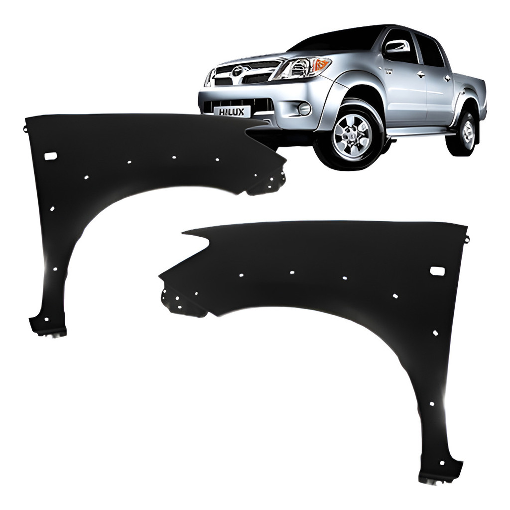 Paralama Hilux 2005 2006 2007 2008 2009 2010 2011 C/ Furo Ld em Oferta na Shopee