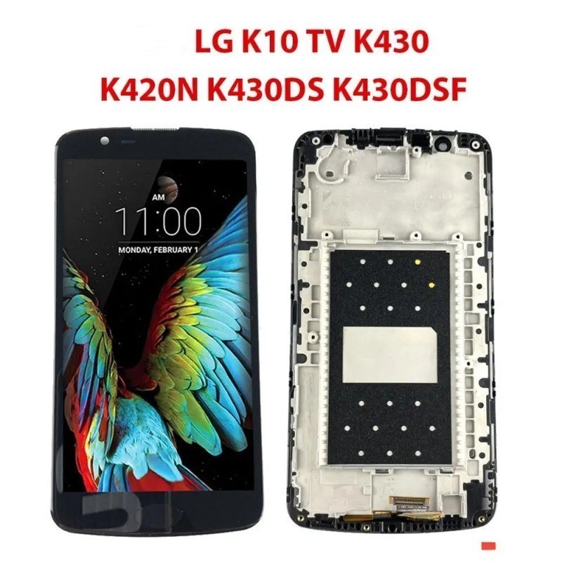 Tela Para Lg K10 2016 e K10 TV Compatível K420 K430 Display Frontal Nova Lcd Com Aro