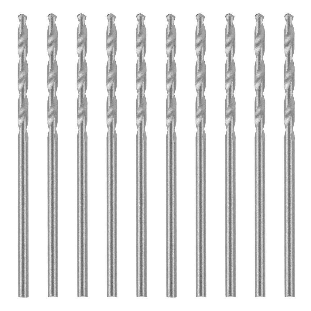 BROCA ACO RAPIDO STANDARD, PARA METAL, POLIDA, HASTE CILINDRICA, 1,5MM, 10PCS // MTX em Oferta na Shopee