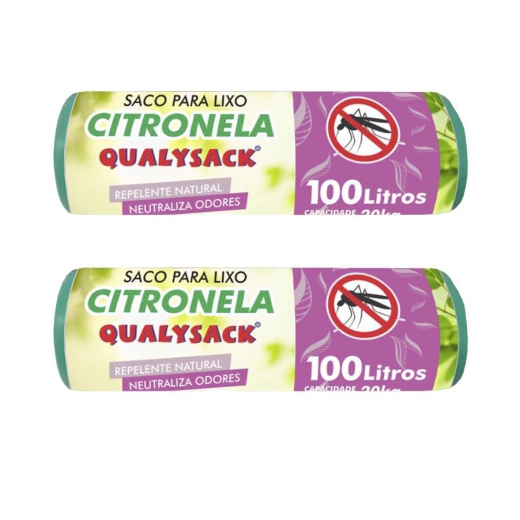 Kit 2 Saco De Lixo 100L Com Aroma Citronela - 30 Unidades em Oferta na Shopee