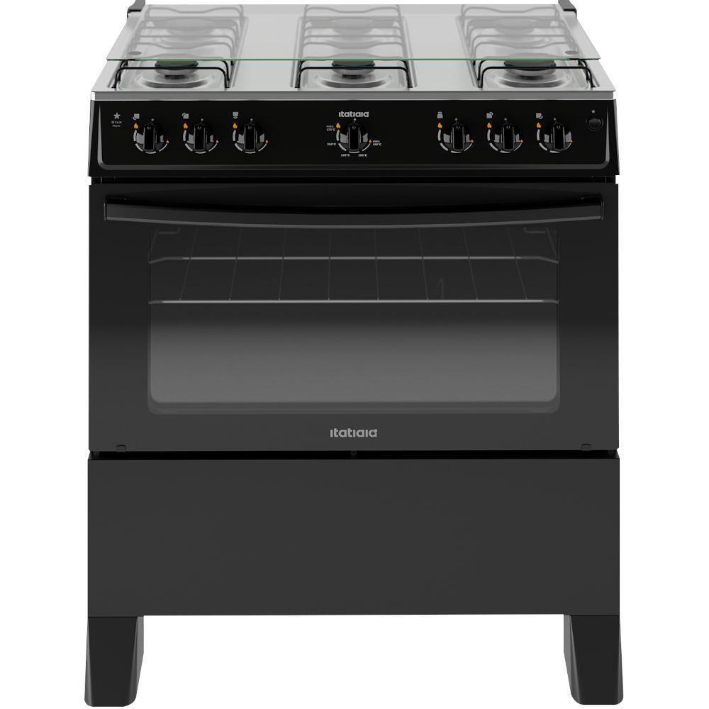 Fogão a Gás Itatiaia Star New Inox 6 Bocas Piso Bivolt em Oferta na Shopee