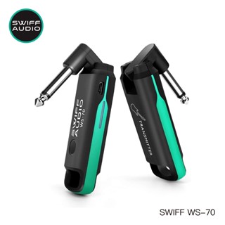 SWIFF WS-70 Transmissor De Guitarra UHF Receptor Mini Sistema Digital Sem Fio Multifuncional Para Baixo Elétrica em Oferta na Shopee