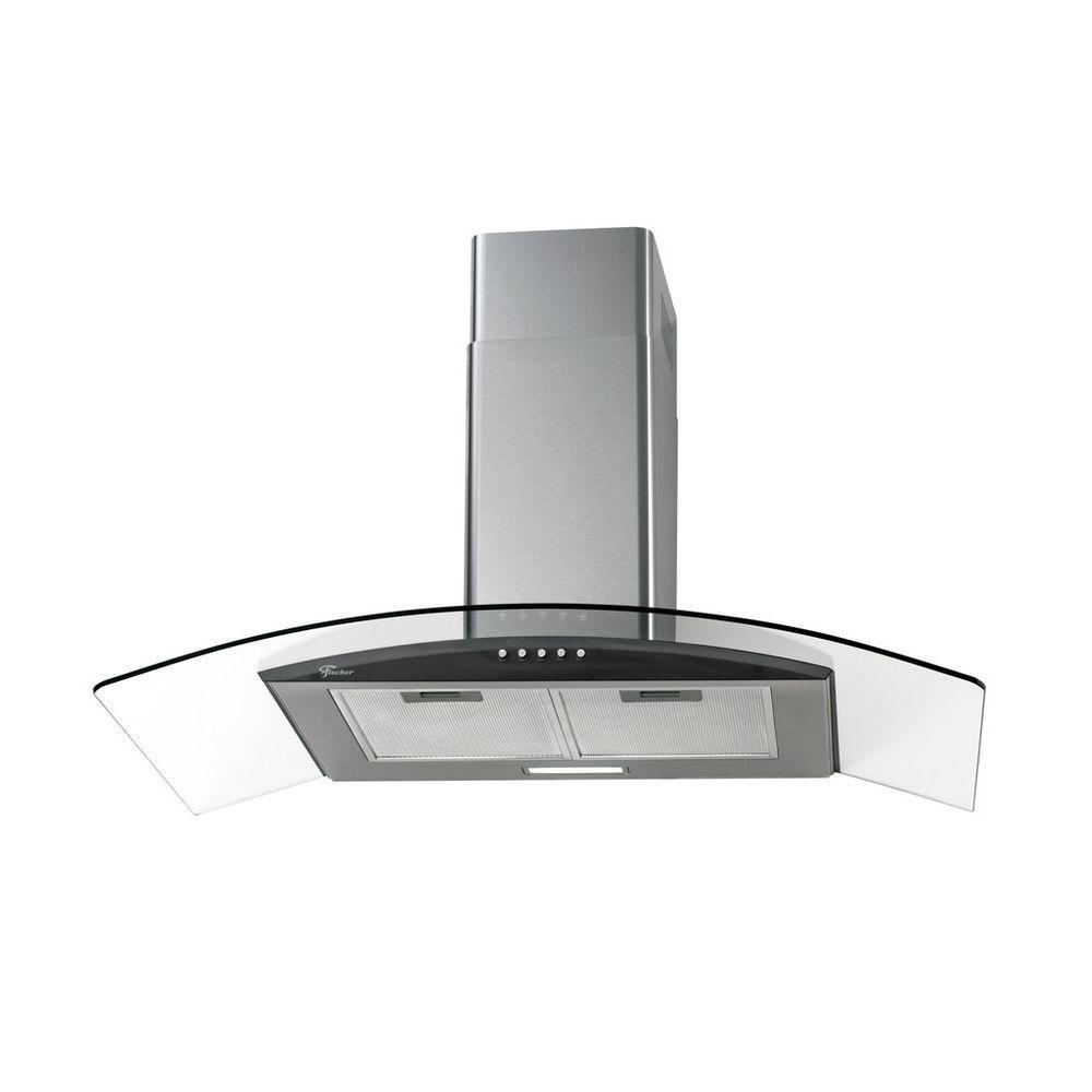 Coifa de Parede Fischer Fit 90 cm Vidro 110V
