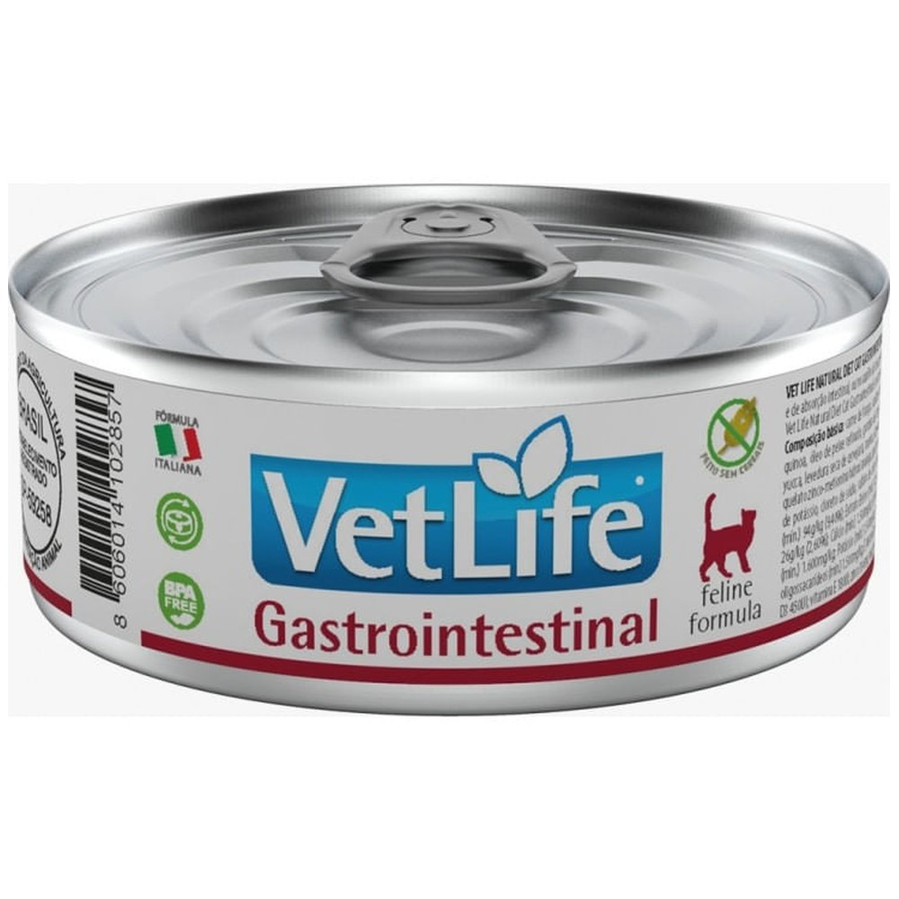 Ração Úmida Farmina Vet Life Gastrointestinal para Gatos 85g