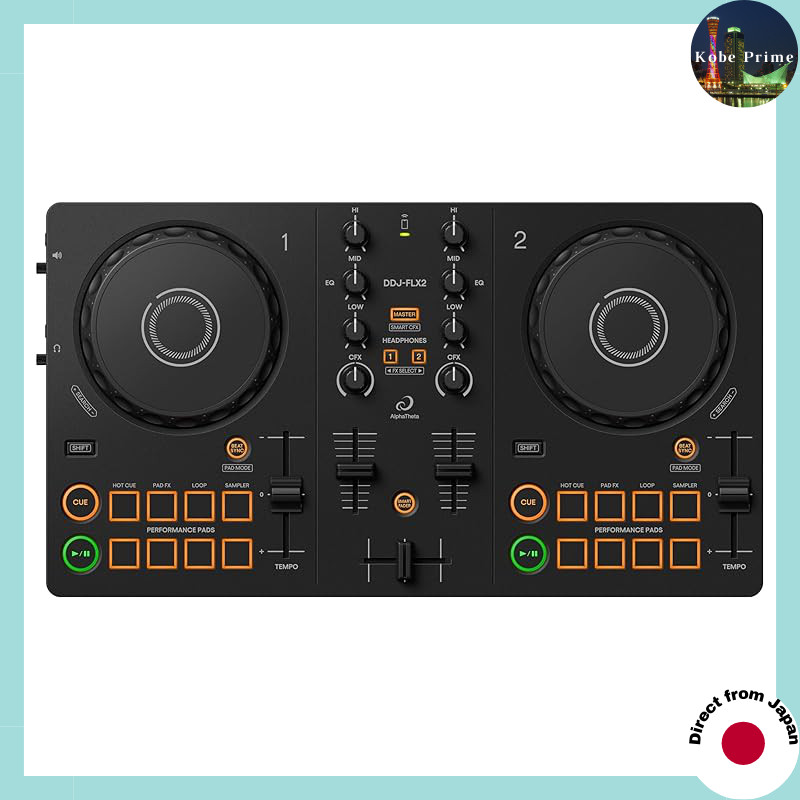 Controlador De DJ Compacto De 2 Canais Pioneer AlphaTheta DDJ-FLX2
