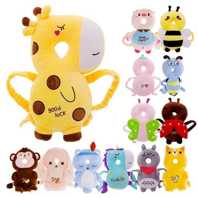 Almofada de Proteção para Cabeça de Bebê – Design de Bichinho, Suave e Segura em Oferta na Shopee