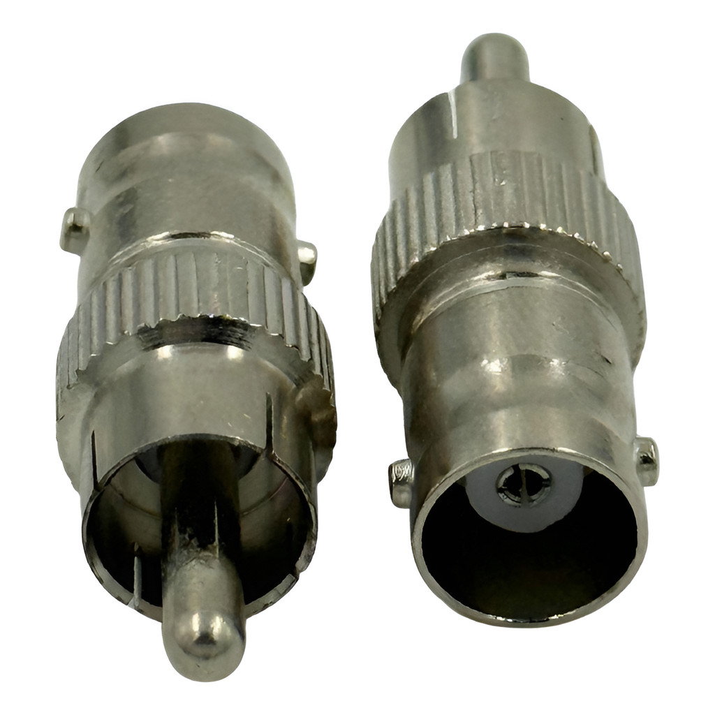 Kit 10 Conector Rca Macho X Bnc Femea - Cftv Audio Video