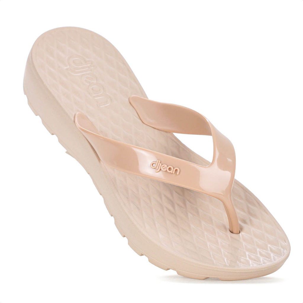 Chinelo Dijean Tira Evernizada 282 Nude Claro - Feminino em Oferta na Shopee