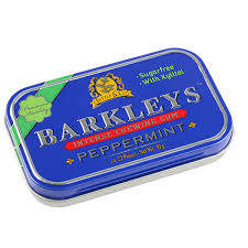 Chiclete Barkleys Chewing Gum PEPPERMINT Mentaa 30g