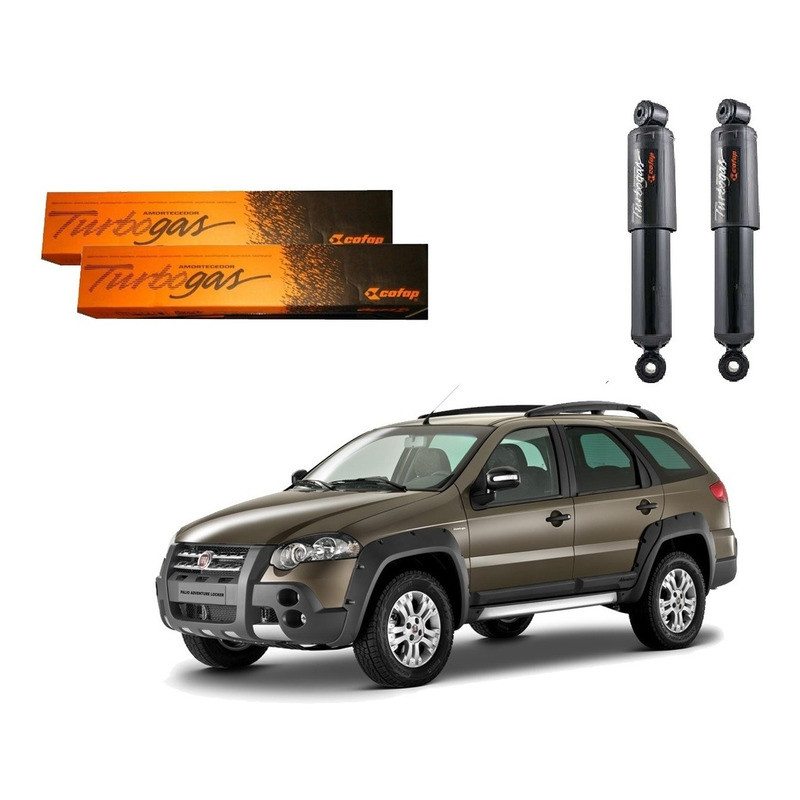 Par Amortecedor Traseiro Palio Adventure 1.8 2008 A 2019 em Oferta na Shopee