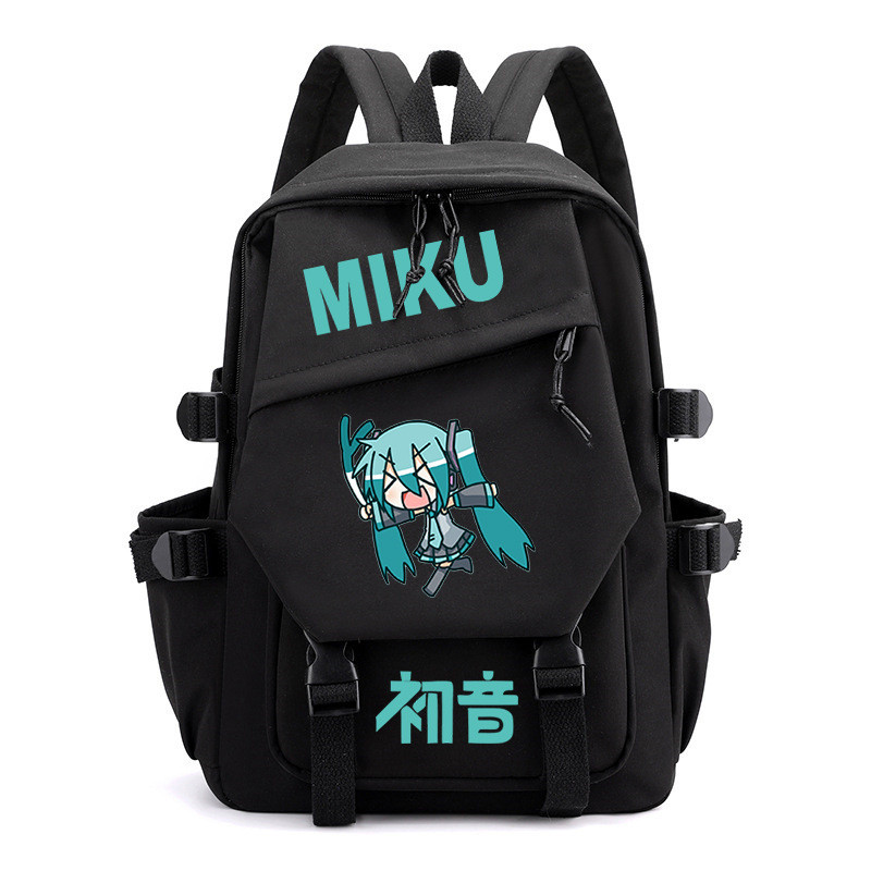 Mochila Hatsune Miku Anime Para Estudantes De Grande Capacidade Com Impressão De Desenhos Animados Bolsas Escolares De L em Oferta na Shopee