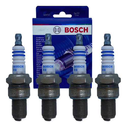 Jogo Vela Original Bosch Celta Classic Corsa Onix Prisma 1.0 Cobalt Spin 1.8 S10 Blazer 2.4 Flex