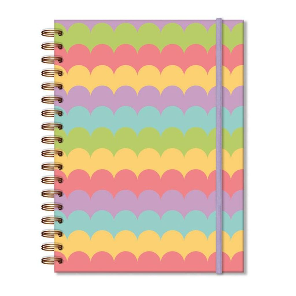 Caderno colegial folhas removiveis Flores para voce Ondas Fina Ideia