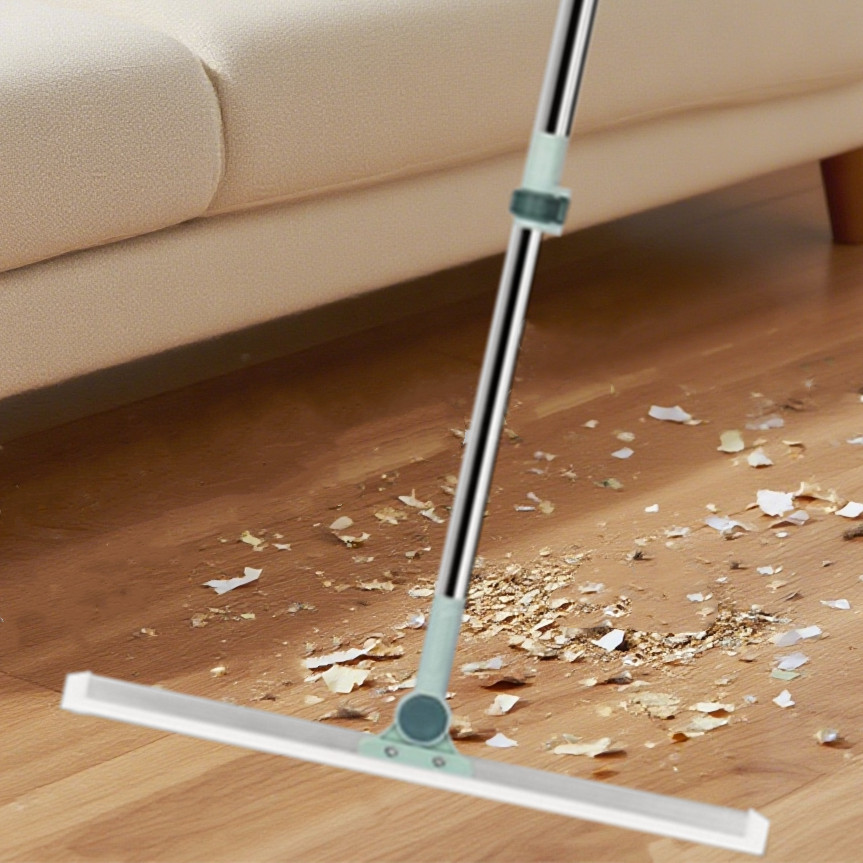 Achadinhos Shopee Vassoura Mágica Rodo De Silicone 1 Metro Limpador De Vidro E Janela Secagem Rápida Banheiro Luxo