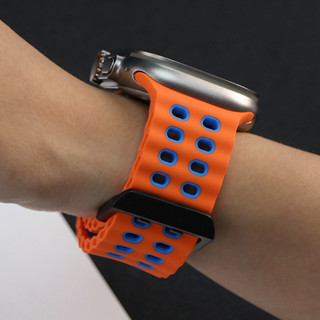 Pulseira De Silicone Oceano Para Apple Watch Ultra 3/2/1 49mm Série 11 10 46mm IWatch 9 8 7 6 5 4 SE3 45mm 44mm em Oferta na Shopee