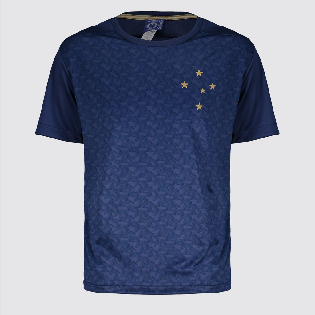 Camisa Cruzeiro Impacto Infantil Marinho