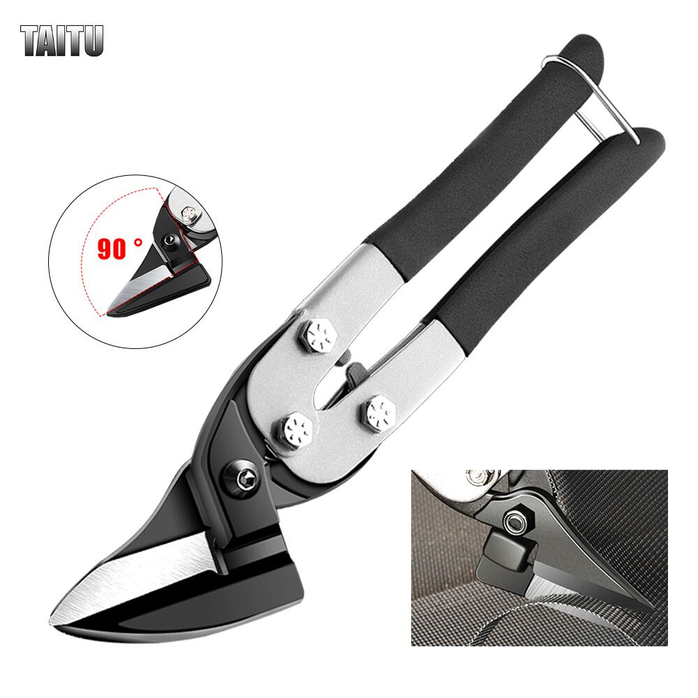 Tesoura De Corte De Chapa Metálica Tubos De Pvc Industrial Profissional Ferro Multiuso Lata