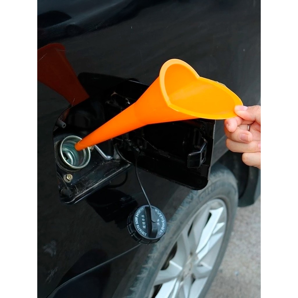Funil Longo Troca De Óleo Automotivo Moto Carro Fluidos Combustível