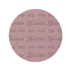 DISCO DE LIXA TELADO COM VELCRO GRAO 120, 5PCS // MTX