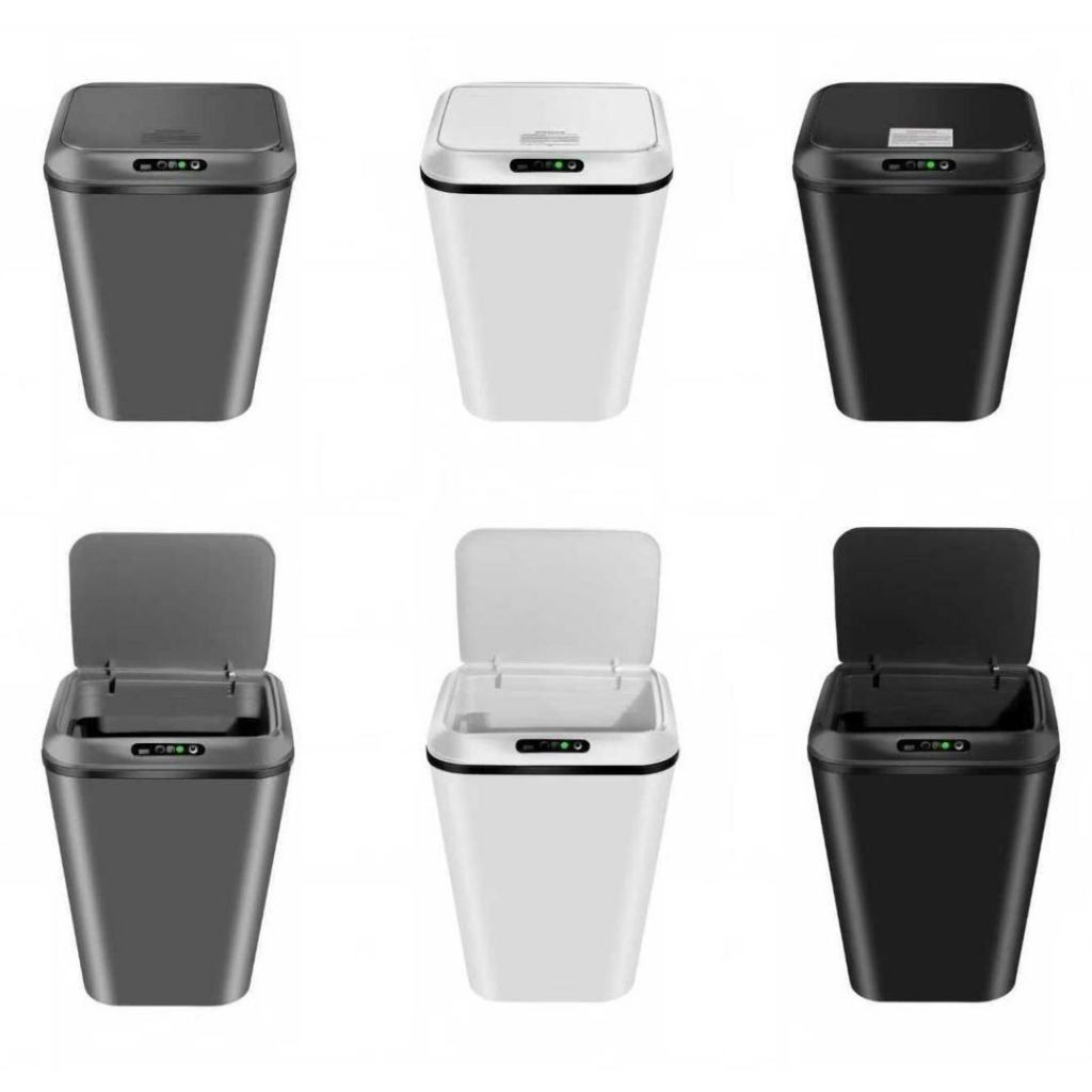 Lixeira Automática de 16 Litros Sensor de Movimento Recarregavel tipo-c USB-c em Oferta na Shopee