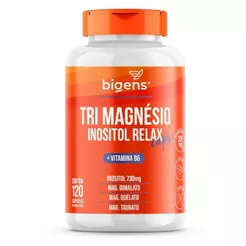 Tri Magnésio Inositol - 120 Cápsulas - Bigens