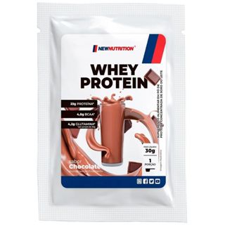 Whey Protein Concentrado - 1 Sachê 30g Chocolate - NewNutrition em Oferta na Shopee
