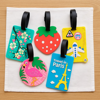 Etiqueta de Bagagem Tag Mala Identificador Viagem Mochila Plástico Silicone Kit Acessório Bagagens em Oferta na Shopee