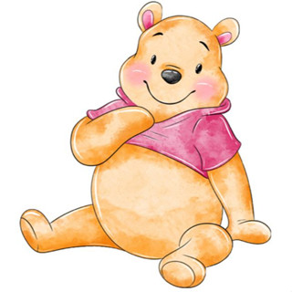 Display de Chão Mdf Decoração - Festa - Ursinho Pooh Aquarela ( 1 Peça - Vários Tamanhos) em Oferta na Shopee