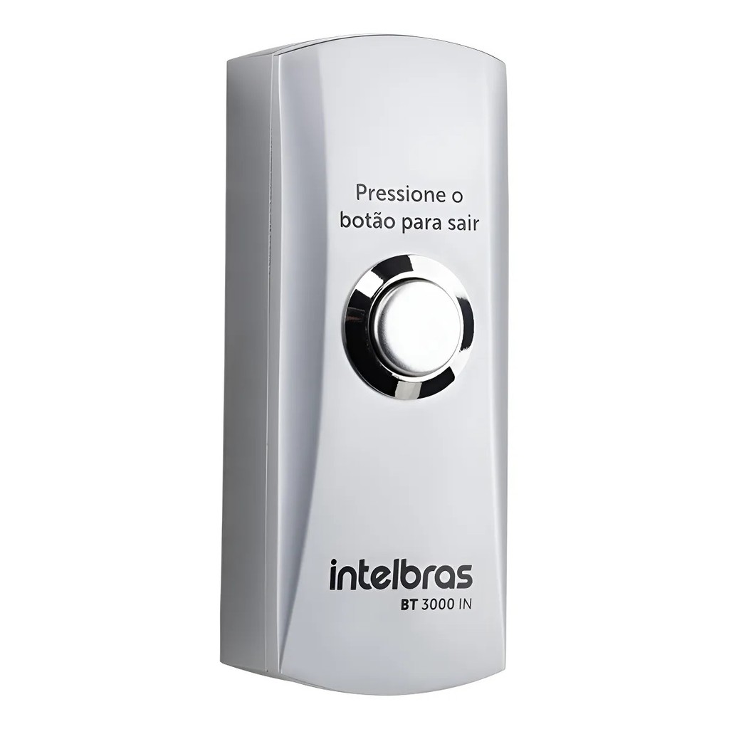Botoeira Bt 3000 In Inox Sobrepor Intelbras Botão Acionador